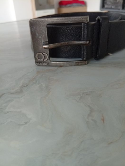 Curea piele groasa cu catarama forjata