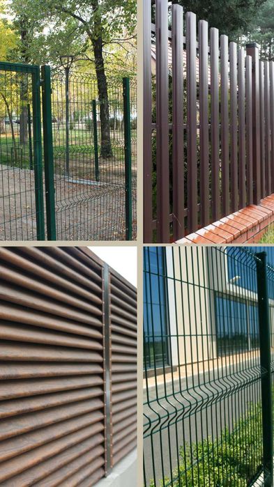 3Д Забор, 3D Ограждение, 3Д Сетка, забор-жалюзи, штакетник, калитки