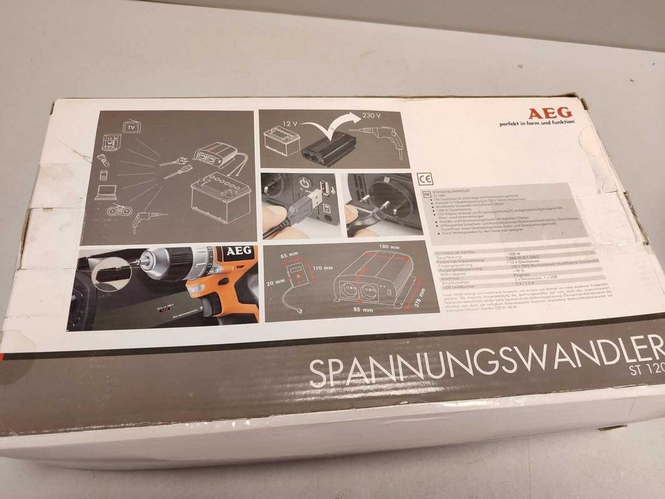 AEG ST 1200 Инвертор 97117 Преобразувател на напрежение 12V на 230V