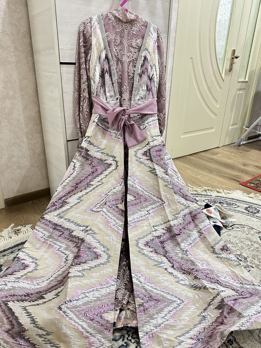 Комплект келин либос адрас чопони билан