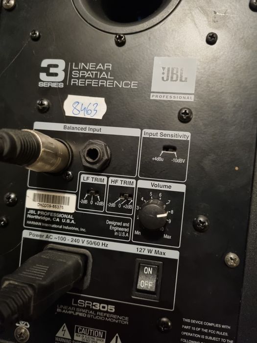 Boxa Activa Studio JBL LSR 305P MKII x 2 buc