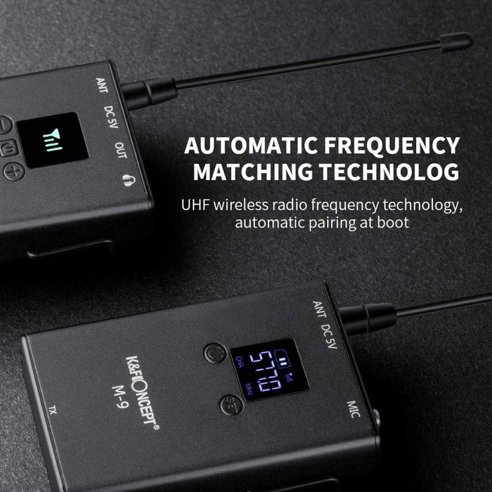 Безжичен микрофон K&F Concept M9 Pro