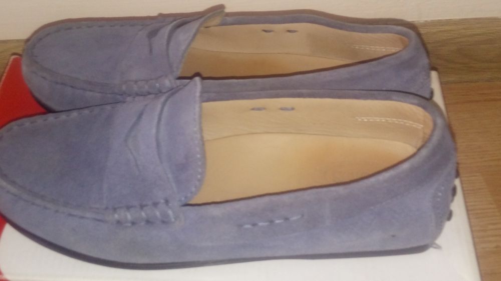 Мокассины замшевые Tods