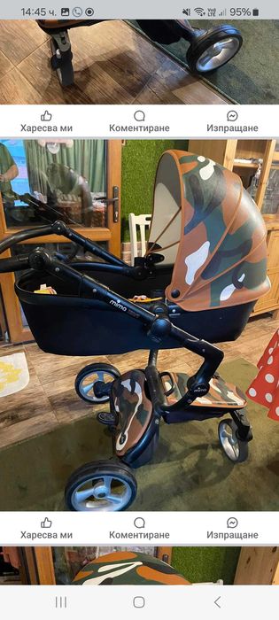 Бебешка количка мима хари/mima xary