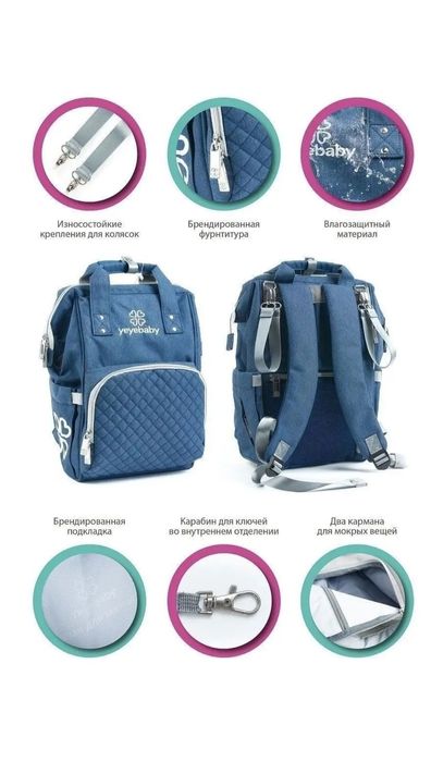 Рюкзак для мамы yeyebaby