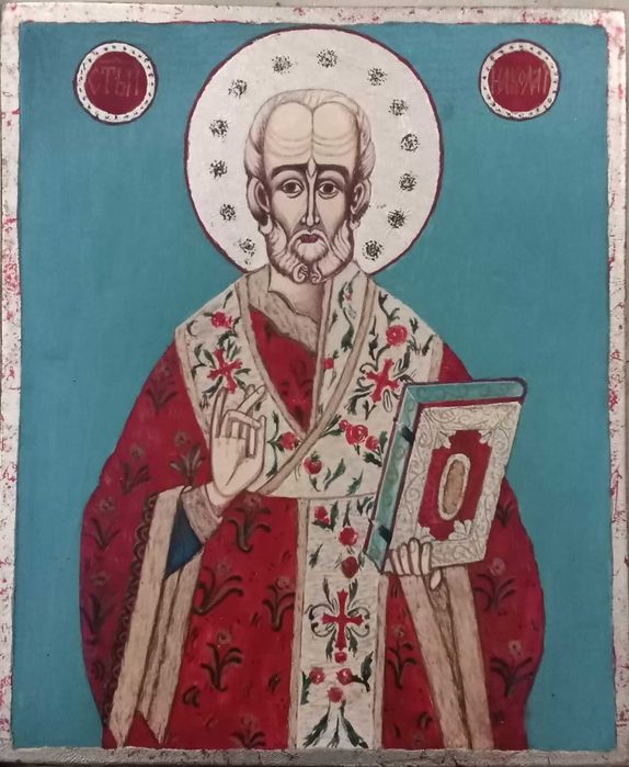 икони и картини рисувани от мен 12 бр./акрил или смесена техника