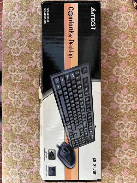 Продается комплект клавиатура и мышь A4Tech KR-8520D