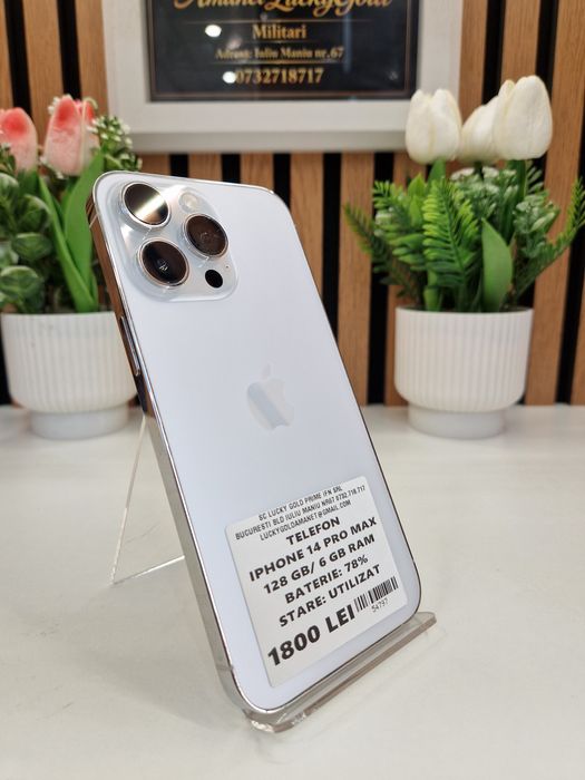 Iphone 14 Pro Max 128GB / 6GB RAM 78% Baterie Garantie! #54797