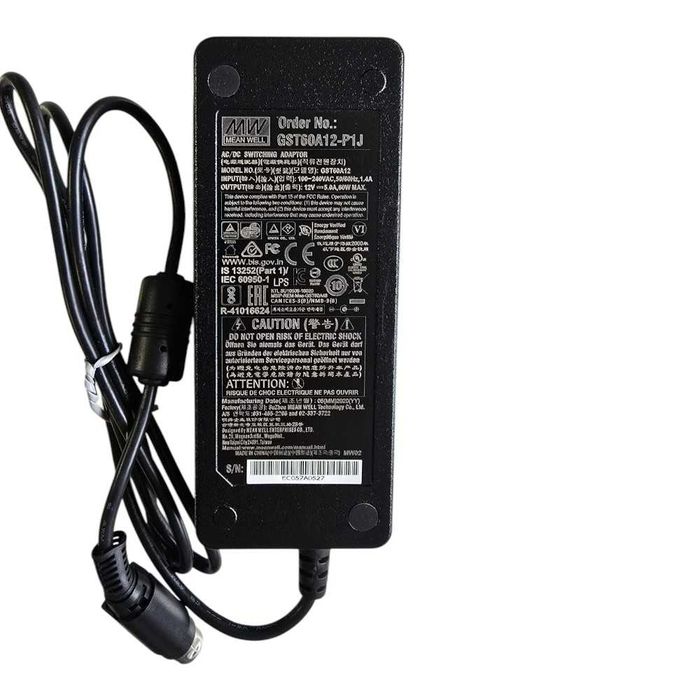 Alimentator Mean Well GST60A12-P1J (12V 5A, 60W)