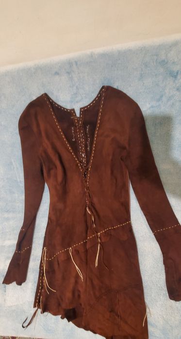 Rochie piele intoarsa Arizona