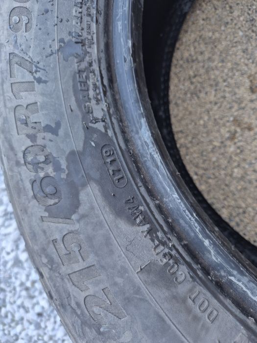 Vând cauciucuri 215/60/17 M+S set complet imp Germania