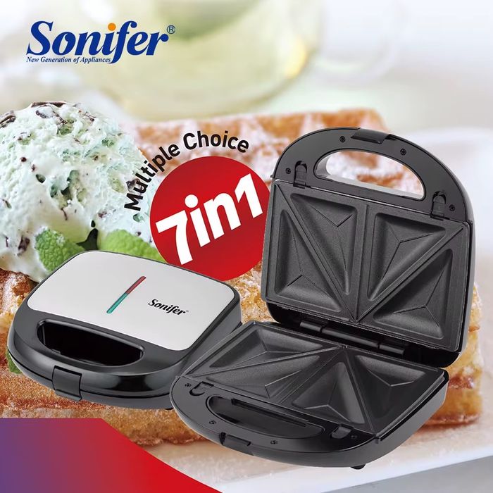 Доставка! Сэндвичница 7 в 1 Sonifer SF-6155