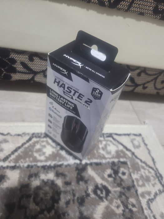 Mouse gaming hyperx pulsefire haste2 core wireless cu gripuri