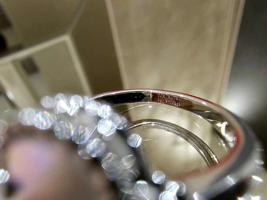 Van Cleef & Arpels VCA Silver Mother Alhambra Clover Дамски Пръстен