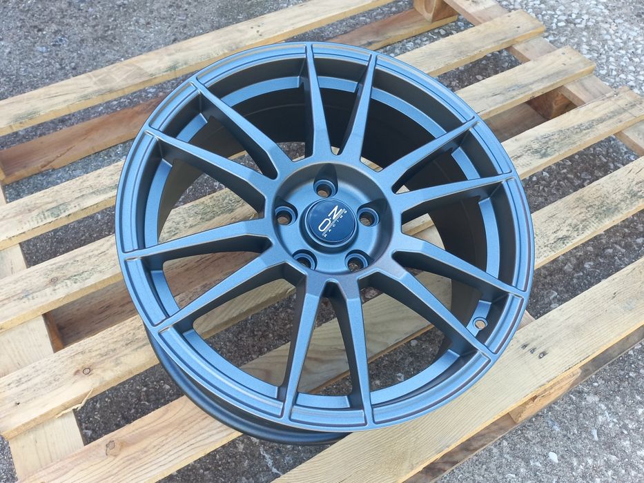 18"O.Z 5x114.3 Matt Gunmetal 8ж ет40 Honda Mitsubushi Dacia Renault Nissan Чисто Нови.