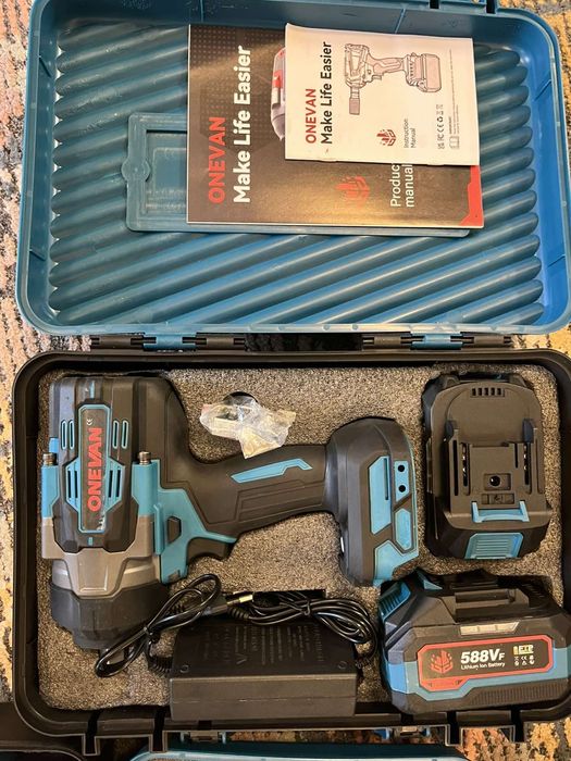 Гайковерт ONE VAN 2800 Nm, Безчетков мотор!