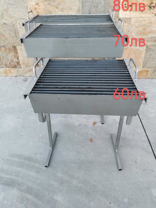 Барбекю на дървени въглища-българско ръчна изработка