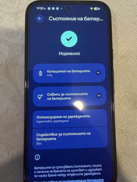 Pixel 8a 256gb с гаранция запазен 91%батерия