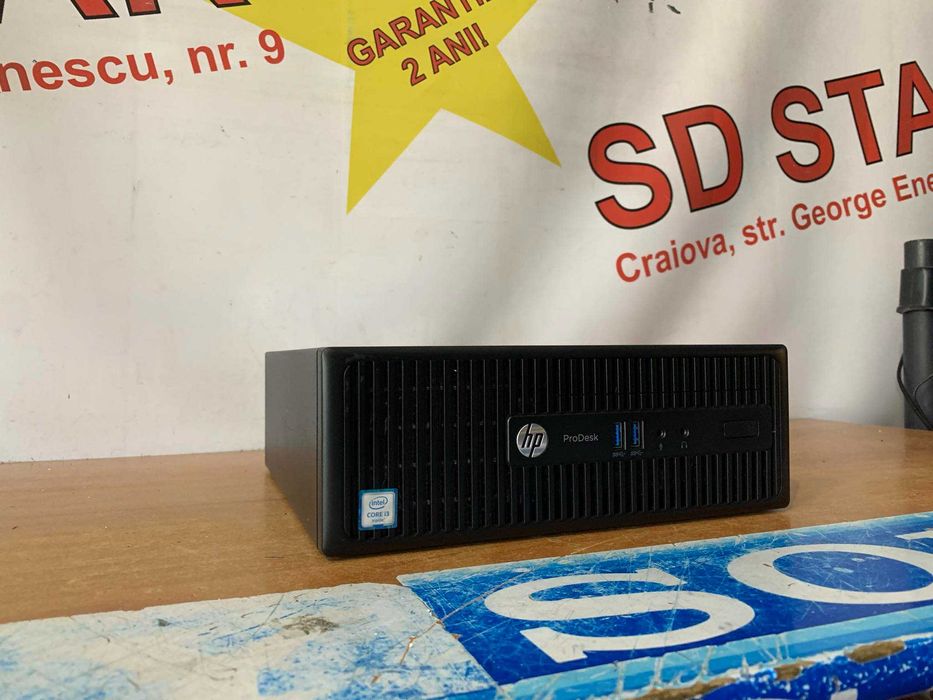 Unitate PC HP Prodesk 400 G3, I3-6100 3.70Ghz, 4GB Ram DDR4 500Gb HDD
