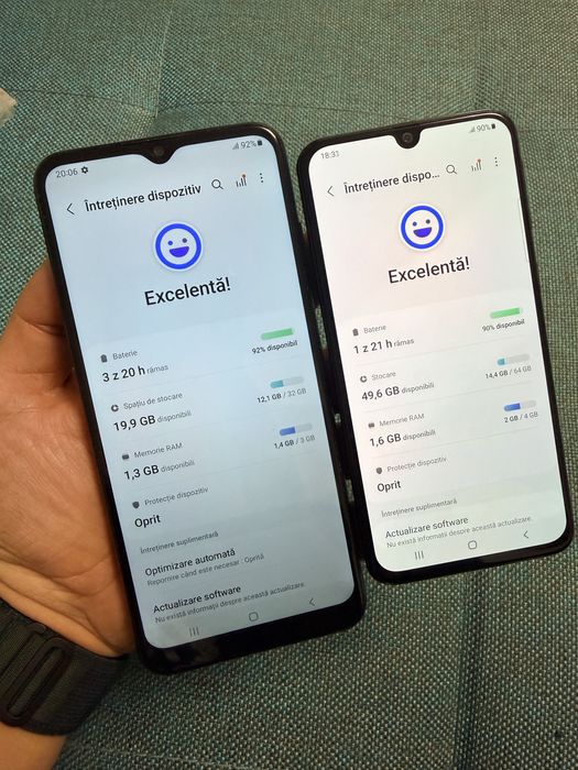 Samsung A40 & A03S stare f buna ambele