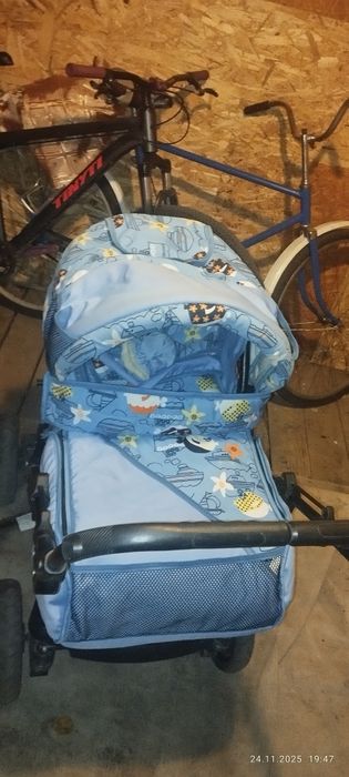 коляска  для мальчика демисезонная