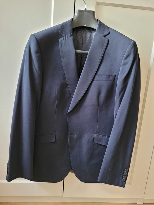 Costum de haine barbati, C&A, Angelo Litrico, Bleumarim Marimea M