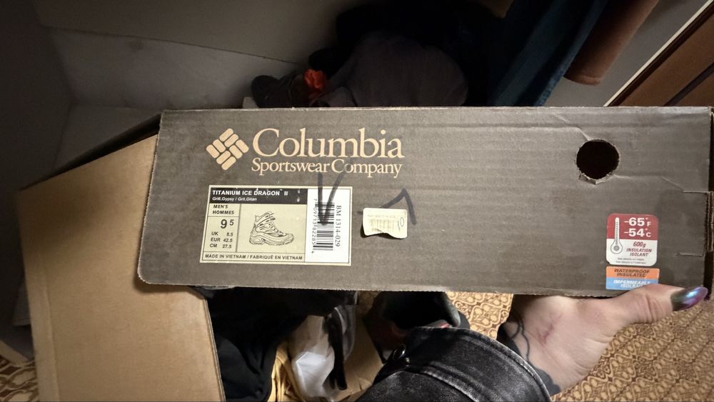 Ботинки Columbia 42.5, 27,5 см