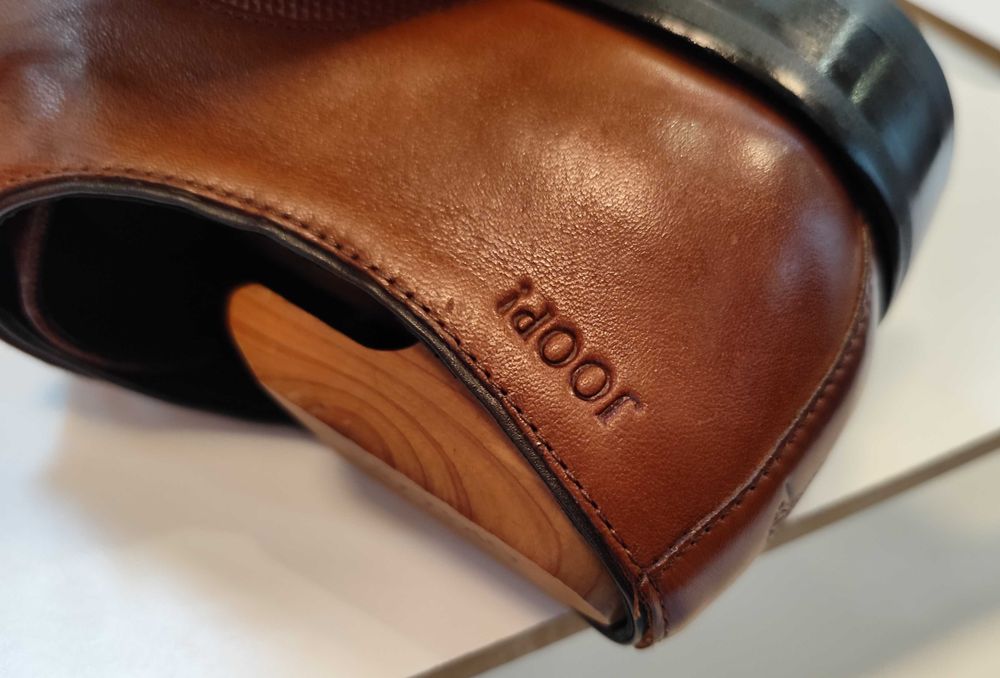 Pantofi derby 40 40.5 41 premium JOOP ! piele naturala moale maro