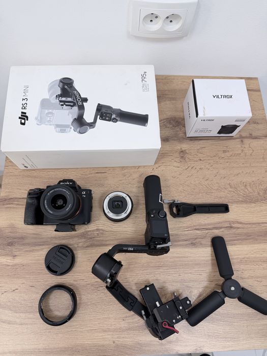 Soni A7 iii камера + viltrox 28mm + DJI RS 3 Mini