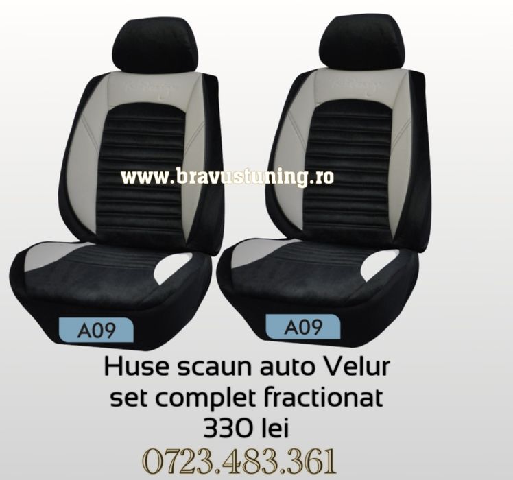 Huse scaun auto VELUR Audi,Bmw,Opel,Skoda,Passat,Logan