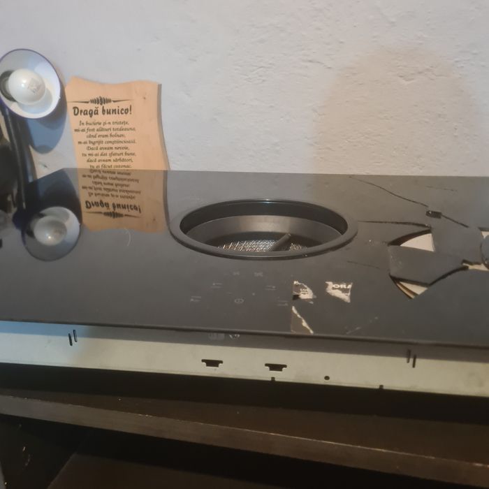 Plita electrica bora cu hota incorporata