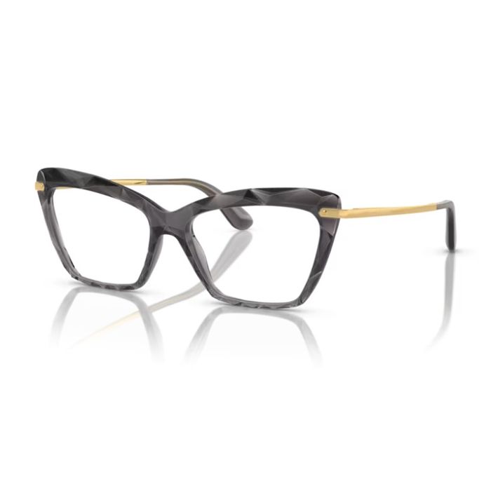 Dolce & Gabbana DG5025 504 Transparent Grey - Women's Optical Frames 53mm