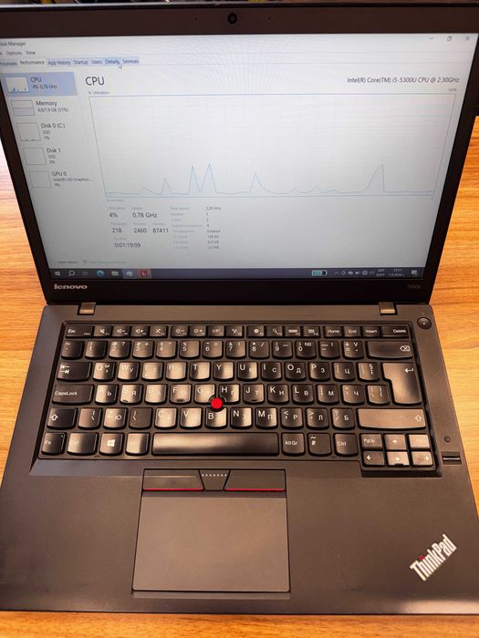Lenovo ThinkPad T450s – i5 / 8GB RAM / 240GB SSD / 14"