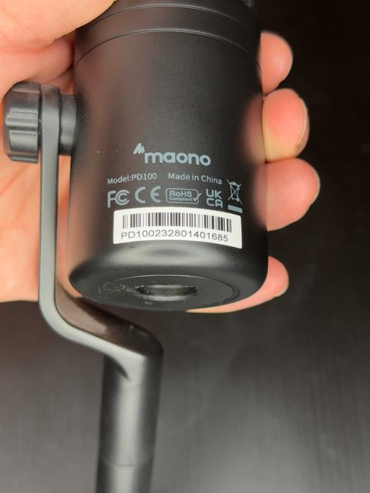 Динамичен XLR микрофон Maono PD100 + XLR Кабел + Ветробран