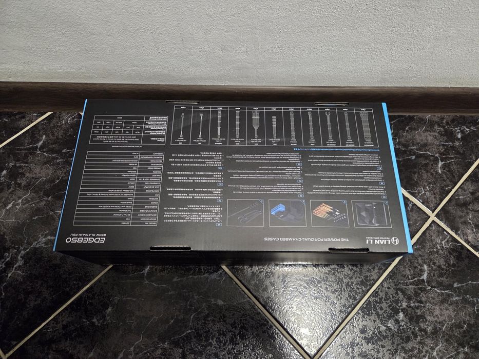 Sursa PC premium LianLi EDGE 850W Platinum  EG0850BE ATX 3.1 PCIe 5.1