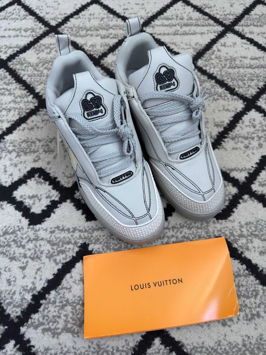 Louis Vuitton LV Skate Sneaker Gri Noi Fara Cutie Marimea 45 Grey 1ABZ5X