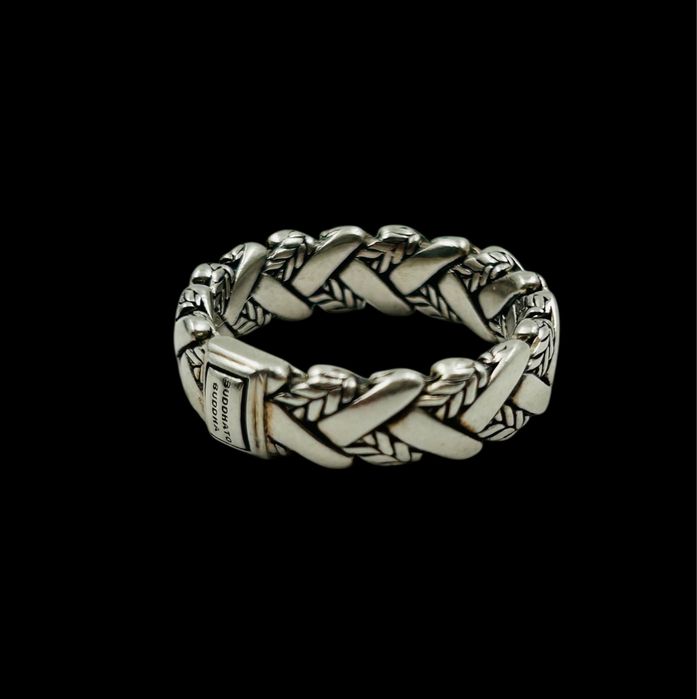 George texture ring silver – Buddha to Buddha стебърен пръстен