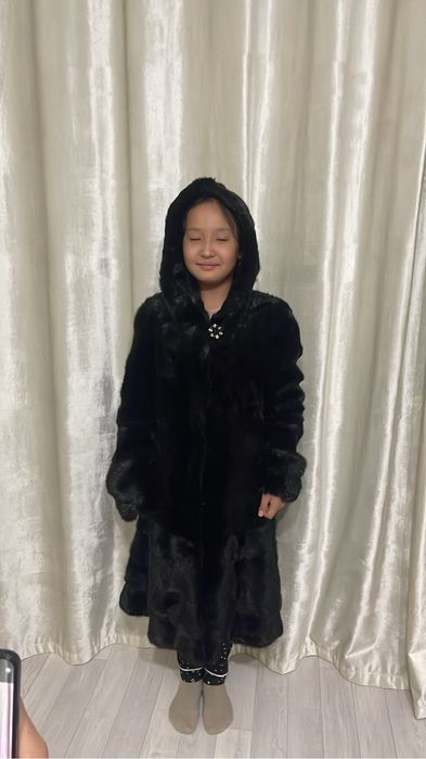 норковая шуба цельная