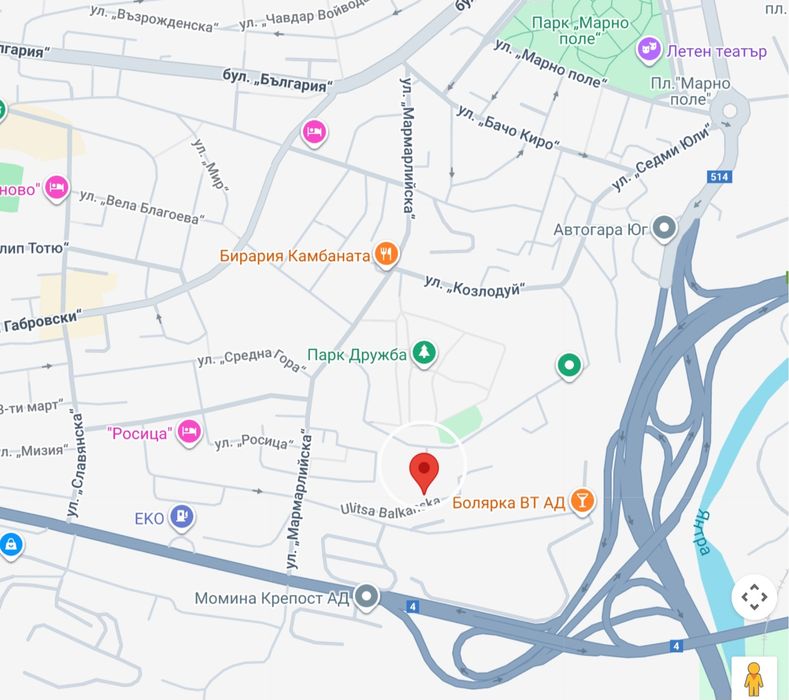 над 3 декара земя, подходяща за жилищно строителство
Регулация, ток, в