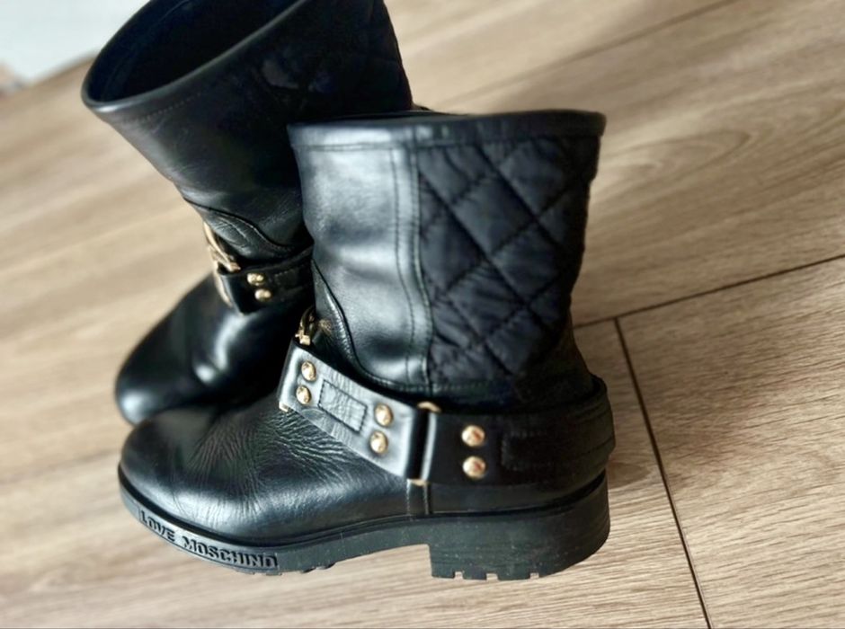 Love Moschino Cizme de piele