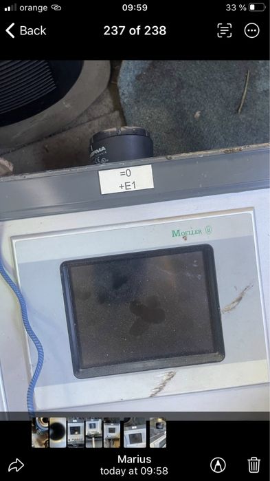 Control panel moeller pentru masinile automatizate automate