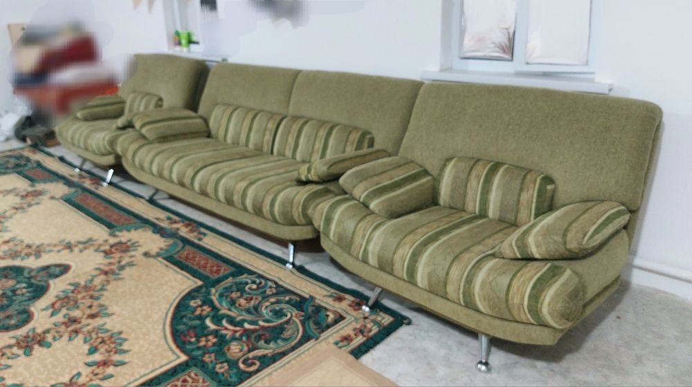 Диван 2 кресломен сатылады. Бу