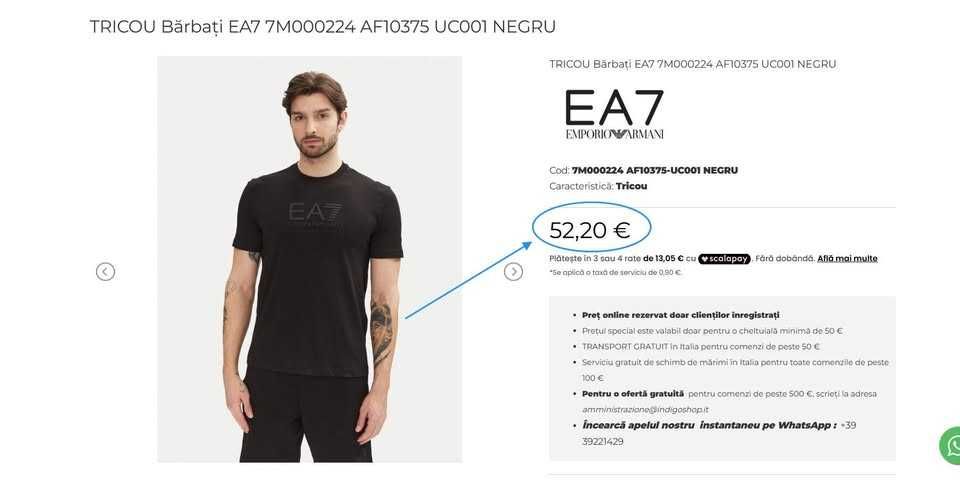 Tricouri de firmă originale,Michael K, K. Lagerfeld, EA7 Emporio A