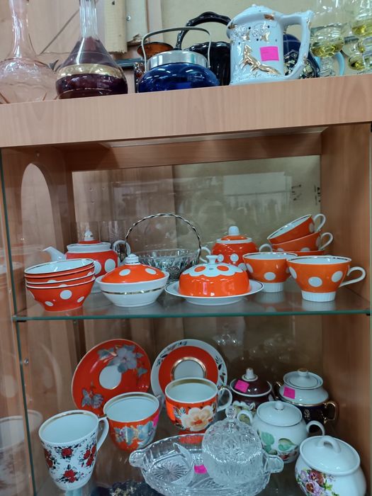 Стекло, хрусталь, фарфор, керамика  советского времени