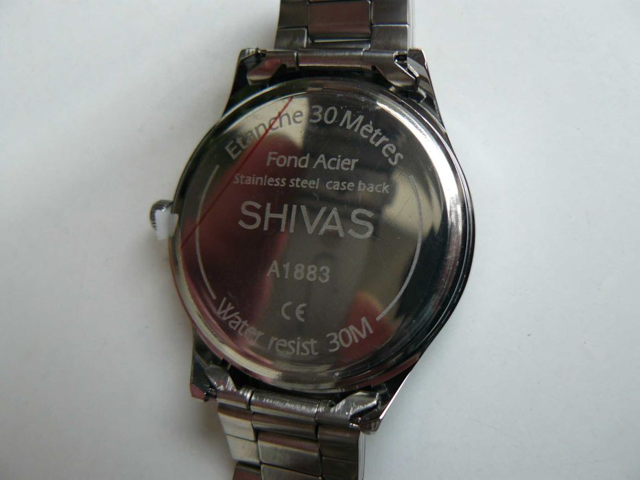 Ceas Barbati SHIVAS A18833-204 White Original Quartz Nou In Cutie