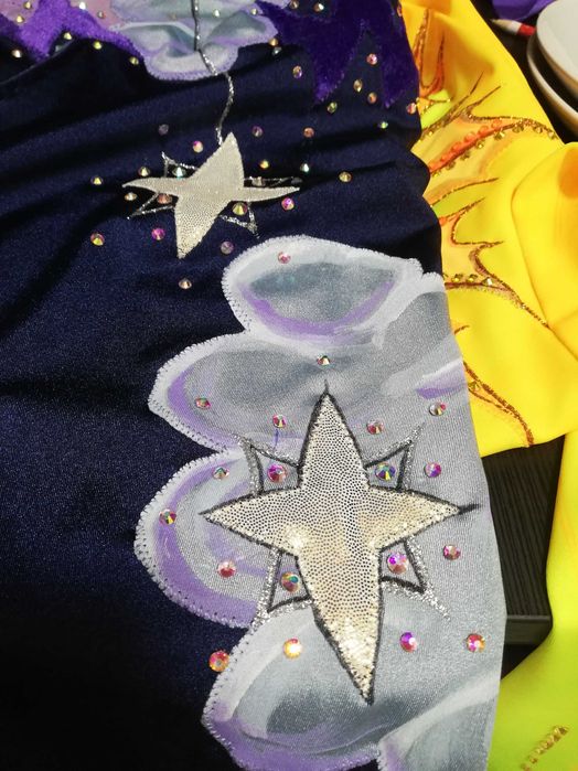 Трико за художествена гимнастика, акробатика за момиче 11-12 години