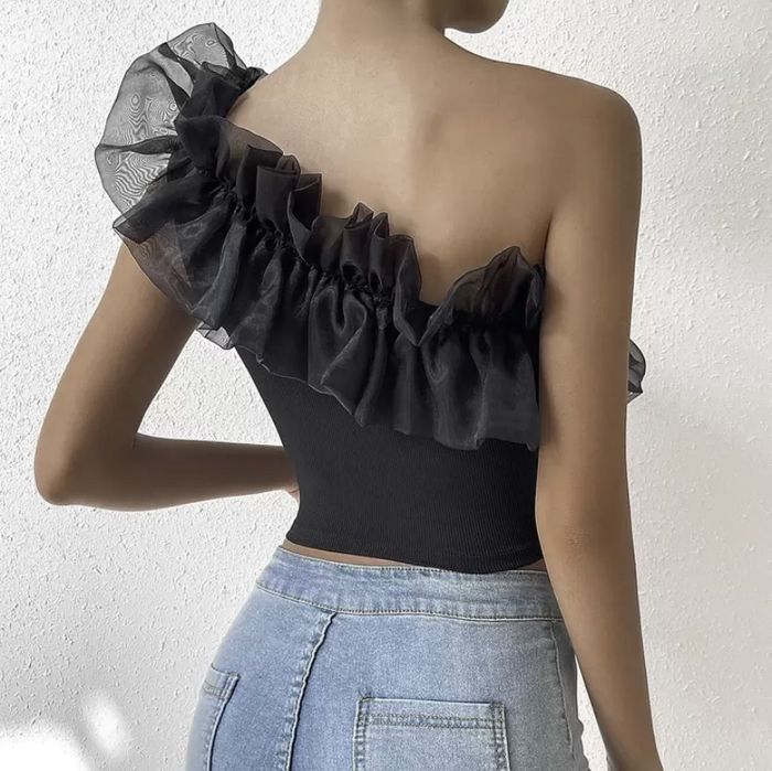 Черна дамска блуза