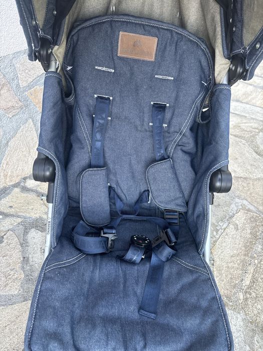 Количка Maclaren Quest denim +дъждобран и зимно чувалче