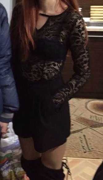 [XS] Официален дантелен гащеризон Tally Weijl - черен