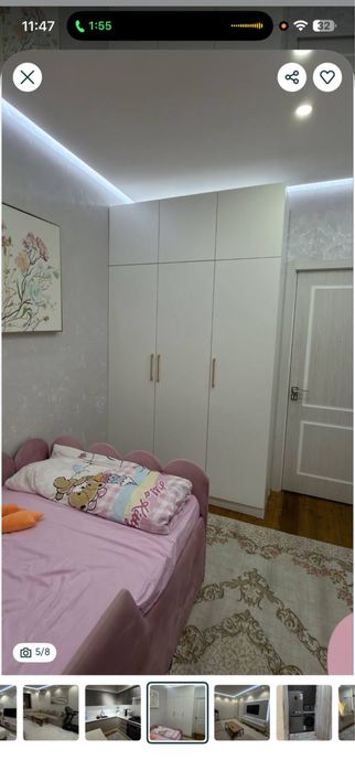 4-комнатная, ТТЗ-1 | Евроремонт, мебель, техника | 80 м²|Д|